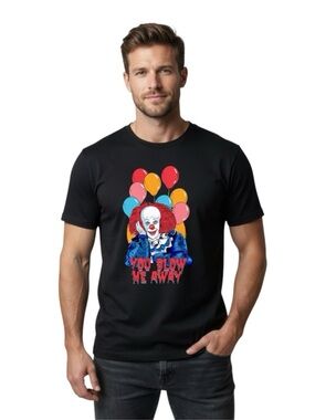 IT Pennywise You Blow Me Away Double Sided Graphic Tee